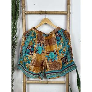 Boho-Stil Herren Boxershorts Aus Seidenmischung Kurz Geschnittene Nachtwsche Loungewear Strandbekleidung Hausbekleidung Mit - Product Image 1
