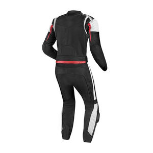 Traje de cuero para motocicleta y carreras de coches para hombre, diseño personalizado, mejor precio, calidad, venta al por mayor - Product Image 3