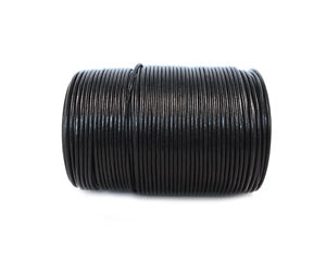 Cordones de cuero de Metal redondos para manualidades DIY con acabado recubierto para joyería, pulseras, collares, zapatos, bolsos, prendas de vestir y textiles para el hogar - Product Image 1