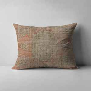 Terra Cotta Printed Pillow: Turkish Design Ethnic Patterned <b>Cushion</b> Case,<b>Cover</b>+Insert - Product Image 2