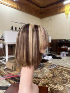 Holesale-peluca Bob de encaje color piano HD, pelo crudo vietnamita, venta al por mayor - Product Image 4