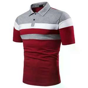 Venta caliente Unisex Golf para camiseta de polo Logotipo personalizado de alta calidad Patrón de leopardo Ropa de color sólido para hombres Mujeres Personalizable - Product Image 6