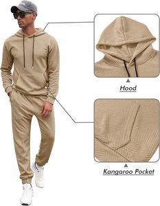 ชุดวอร์มมีฮู้ดคุณภาพสูงสำหรับทุกเพศ ผ้าหนา 100% ผ้าฝ้าย พร้อมปักโลโก้ตามสั่ง ไซส์ใหญ่ เป็นมิตรกับสิ่งแวดล้อม เหมาะสำหรับฤดูหนาว - Product Image 4