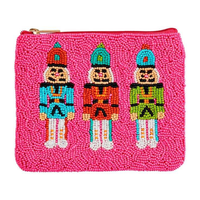 Pochette à monnaie en broderie perlée de style vintage pour un usage quotidien Porte-monnaie en perles entièrement fait à la main Accept Custom Design by glowin fashion