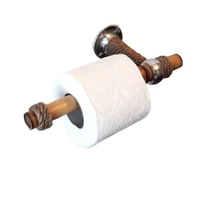 Porte-papier hygiénique en bois le plus vendu support de rouleau de papier hygiénique mural simple et beau - Product Image 1