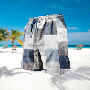 Respirant professionnel vêtements de sport hommes été Shorts pantalons poche cordon taille graphique élastique plage Shorts RRI-MS-09 - Product Image 4