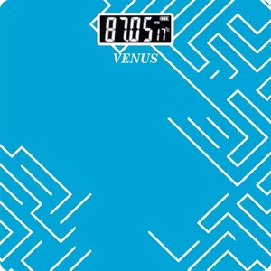 Système de balance de salle de bain en verre trempé de haute précision 4mm capacité 260x260mm 180kg excellent poids verre de couleur à piles - Product Image 1