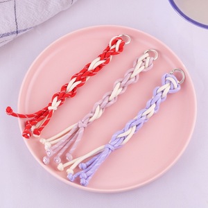 Nouveauté : Porte-clés élégant en corde de polyester, accessoires cool à nœuds pour téléphone portable et sac - Product Image 3