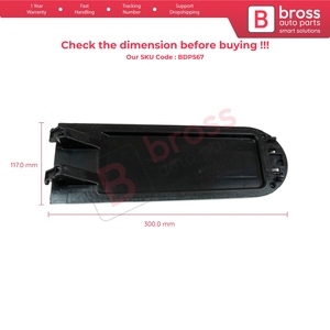 BDP567 Center <b>Console</b> Armrest Cover Lid Base Cover <b>Black</b> for - Product Image 5