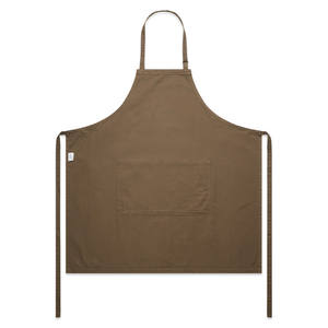 Vente en gros Tablier de cuisine en toile imperméable avec poches et logo personnalisé en coton polyester pour homme et femme pour restaurants - Product Image 1