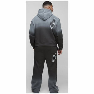 Pantalon évasé avec logo personnalisé Survêtements amples de haute qualité Survêtements techniques en polaire respirante pour hommes Vente en gros OEM - Product Image 2