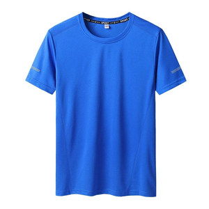 Camisetas de malla de secado rápido para hombre, camiseta de manga corta para Fitness, camisetas deportivas para correr, Camiseta deportiva para hombre - Product Image 1