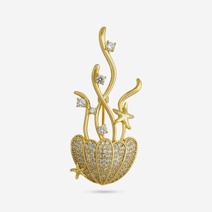 Broche de Cristal Brillante con Pedrería para Regalos de Fiesta - Product Image 3