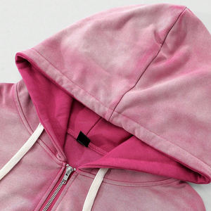 Sweat-shirts décontractés pour hommes de style vintage délavé à l'acide, service personnalisé OEM/ODM, sweat-shirts à capuche en coton doux surdimensionnés - Product Image 3