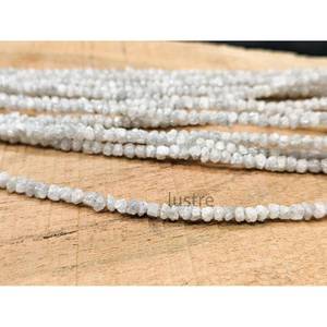 Perlas de Diamante en Bruto 100% Naturales, Sin Cortar, de 3.5 mm, AAA+, Blancas, Corte Elegante, Joyería Personalizada, Regalo de Cumpleaños para Ella - Product Image 2