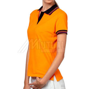 Tissu tricoté respirant pour femmes, séchage rapide pour T-shirts polo, design unique, grande taille, style court et décontracté, nouvel arrivage - Product Image 2