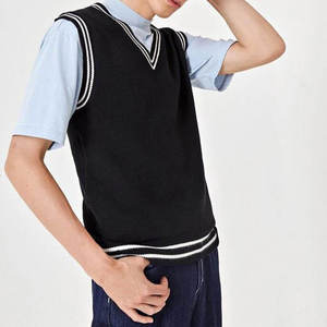 Suéter Escolar de Alta Calidad UNIMA APPAREL CO para Niños de Secundaria, Cuello en V, Manga Larga, Tejido de Algodón, Personalizable con Logotipo/Diseño - Product Image 1