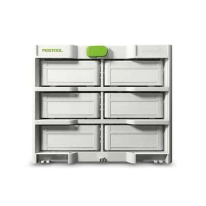 Festool Systainer Rack SYS3-RK/6 M 337-Set <b>Tool</b> <b>Storage</b> Solution for 6 Pieces - Product Image 3