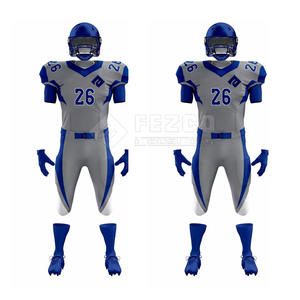 Uniformes de Fútbol Americano Transpirables de Moda al por Mayor, Conjuntos Personalizados de Manga Corta 100% Poliéster a Bajo Precio - Product Image 2