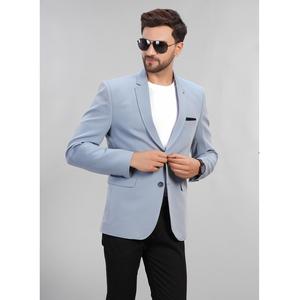 Elegante Blazer Gris para Hombre con Pantalón Gris a Juego para Bodas, Reuniones de Negocios y Ocasiones Formales Disponible al Mejor Precio - Product Image 1