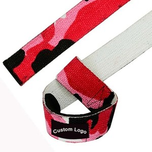 Neoprene Polyester Cotton Padded 52CM Non-Slip Hand <b>Bar</b> Support Wrist <b>Weight</b> <b>Lifting</b> Straps for Gym Bodybuilding Powerlifting - Product Image 4