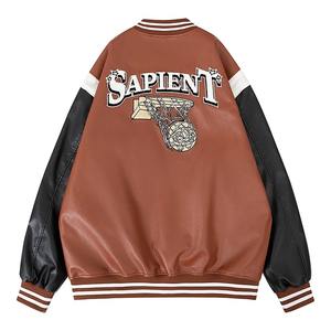 Vestes fabriquées en gros par le fabricant, veste universitaire tendance pour hommes, vestes d'hiver personnalisées à broderie 3D pour lettreurs - Product Image 1