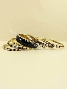 Diseñador hecho a mano moda brazaletes vidrio con brazalete de metal conjunto venta directa de fábrica joyería y accesorios - Product Image 2