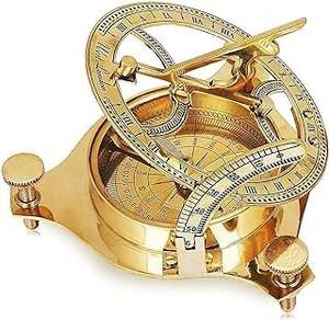 Brújula Náutica de Latón, Estilo Marítimo Vintage, Brújula Decorativa de Bolsillo de 2 Pulgadas, Mejor Precio - Product Image 2