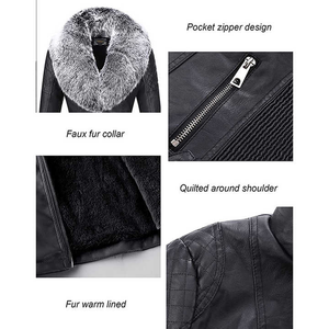 Vente chaude nouvelle veste en cuir de fourrure d'hiver en gros respirant 2025 possédez votre service OEM de conception - Product Image 6