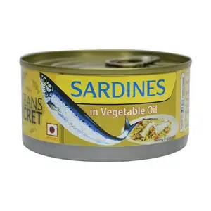 Sardina di pesce in scatola di alta qualità in olio vegetale a basso prezzo