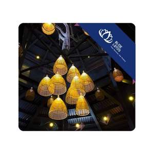 โคมไฟไม้ไผ่สำหรับใช้ในงานตกแต่งภายในและจัดวางตกแต่ง ผลิตตามสั่งจากเวียดนาม - Product Image 1