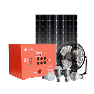 ミニエネルギー60Wポータブルプリペイドソーラーホームシステムリチウムイオン電池照明ラジオ電話充電アフリカ - Product Image 3