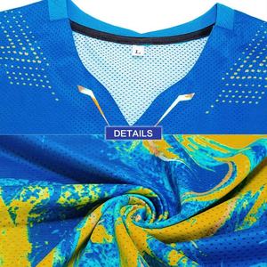 Vêtements de sport personnalisés en gros, maillot de volley-ball à manches courtes, t-shirt de badminton, uniforme de volley-ball, chemises de course pour hommes - Product Image 6