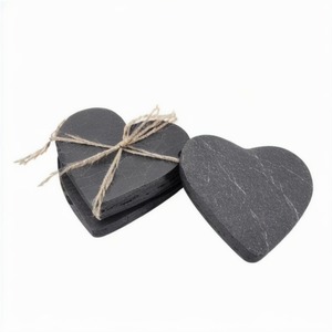 Offre Spéciale Design personnalisé rond 4 ''6 pièces marbre absorbant pierre tasse en céramique sous-verre tapis de café avec support le plus populaire sur le marché - Product Image 5