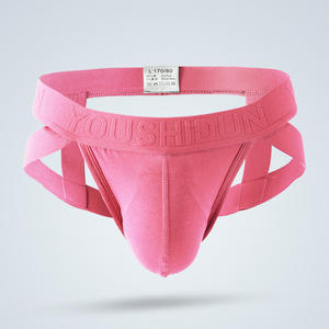 Pakaian Dalam Pria Seksi dengan Logo Kustom, Fetish, Erotis, Harness Bertali, Punggung Terbuka, Celana Dalam Gay, Jockstrap Pria - Product Image 4