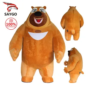 Saygo vendita calda CE 2M/2.6M gonfiabile orso Masha personaggio dei cartoni animati mascotte Costume Cosplay tuta per adulto