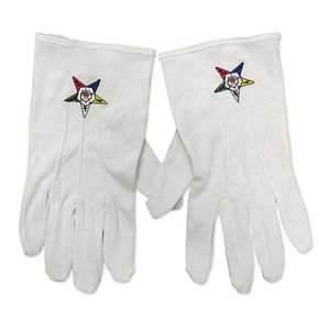 Dernière conception de gants maçonniques confortables respirants à séchage rapide de haute qualité 100% coton Gants maçonniques fabriqués en usine - Product Image 4