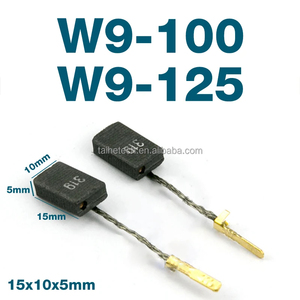Brosse en cuivre et carbone W9-100 W9-125, performance fiable, tige carrée, remplacement pour la réparation d'outils électriques, 316055190 - Product Image 3