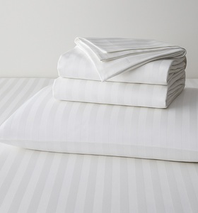 ผ้าปูที่นอนผ้าฝ้ายสีขาว400 TC ผ้าฝ้ายผ้าแพรแพรคทิลคาปาสผ้าฝ้ายระบายอากาศใช้ในชีวิตประจำวันซักได้ด้วยเครื่องได้ - Product Image 2