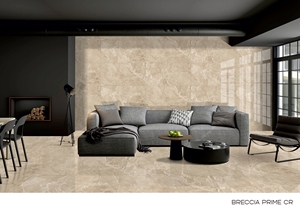 Carreau de sol en porcelaine émaillée polie de 600x1200mm Carreaux de sol muraux de style naturel aspect marbre brillant - Product Image 4
