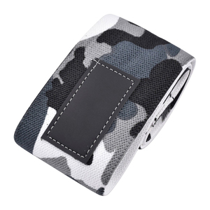 Bandes de résistance en nylon avec logo personnalisé tissu de hanche pour exercice de gymnastique avec caractéristique origine emballage personnalisé - Product Image 3