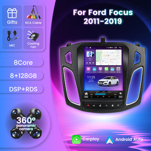 Mekede TS Android xe đài phát thanh hệ thống âm thanh Máy nghe nhạc wifi 4 gam hỗ trợ DVR DSP TMPS cho <span class=keywords><strong>Ford</strong></span> tập trung 2011 2019 - Product Image 4