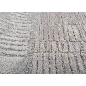 Alfombra Come Around Azul de 9x12, Tejida a Mano con Lana y Viscosa, Diseño Abstracto para Hogar y Pasillo, Grosor de 10 mm - Modelo Tra-1129 (Cs-01) - Product Image 3