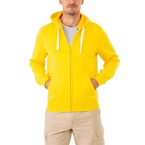 Meilleure qualité hommes hiver polaire fermeture éclair sweats à capuche 100% coton séchage rapide respirant à manches longues personnalisable conception à la mode - Product Image 1