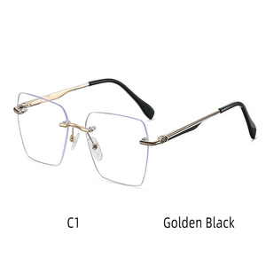 <span class=keywords><strong>Gafas</strong></span> <span class=keywords><strong>de</strong></span> Estilo Lujoso, Lentes Ópticas, Compre <span class=keywords><strong>Gafas</strong></span> en Línea, Monturas <span class=keywords><strong>de</strong></span> <span class=keywords><strong>Gafas</strong></span> Ópticas sin Aro para Mujer - Product Image 3