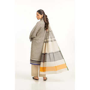 Conjunto de Traje de 3 Piezas Estampado Color Beige para Mujer - Product Image 1