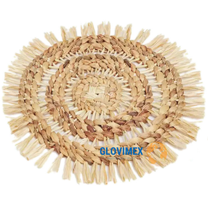 Top nouveau Design plaque de jacinthe d'eau décor de cuisine assiette ronde décor Table meubles en osier meubles de maison - Product Image 1