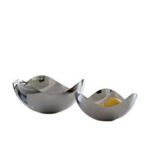 Grand bol de service en acier inoxydable conçu pour une durabilité, élégance et praticité, parfait pour les salades, les desserts ou les fruits - Product Image 4