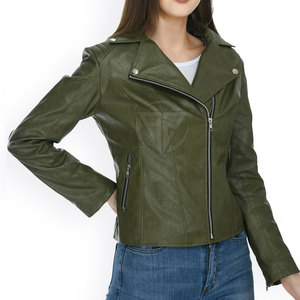 Casual Wear Adult Size <b>Women</b> Genuine Leather <b>Jacket</b> Knitted Breathable <b>Lightweight</b> Eco-Friendly High Quality - Product Image 2