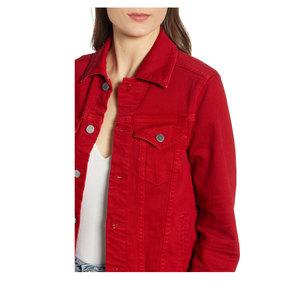 Veste en jean à manches longues de haute qualité pour femmes dernière tendance veste en jean légère et confortable pour femmes avec taux réglable - Product Image 4
